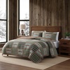 image:imageEddie Bauer  Twin Quilt Set with Matching Sham Soft amp Reversible Bedding for Year Round Comfort Trout Lake GreenKing