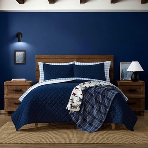 image:imageEddie Bauer  Queen Quilt Set Lightweight Bedding 3Piece SetBrantwood Blue
