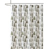 image:imageEddie Bauer  Cotton Blend Twill Shower Curtain 72x72 Pine Tree PrintSouthern Pines