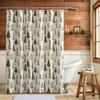 image:imageEddie Bauer  Cotton Blend Twill Shower Curtain 72x72 Pine Tree PrintSouthern Pines