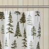 image:imageEddie Bauer  Cotton Blend Twill Shower Curtain 72x72 Pine Tree PrintSouthern Pines