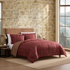 image:imageEddie Bauer  Twin Comforter Set with Sham Reversible Plaid BeddingTreebark Plaid Red
