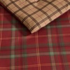 image:imageEddie Bauer  Twin Comforter Set with Sham Reversible Plaid BeddingTreebark Plaid Red