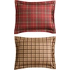 image:imageEddie Bauer  Twin Comforter Set with Sham Reversible Plaid BeddingTreebark Plaid Red