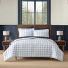image:imageEddie Bauer  TwinTwin XL Comforter Set with Matching ShamBeach Pine PlaidBuddy the Dog