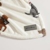 image:imageEddie Bauer  Plush Twin Blanket Striped amp Soft Blanket for Bed or CouchDogs With Scarves Grey