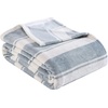 image:imageEddie Bauer  Plush Twin Blanket Striped amp Soft Blanket for Bed or CouchStones Throw Stripe
