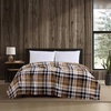 image:imageEddie Bauer  Plush Twin Blanket Striped amp Soft Blanket for Bed or CouchTrailhead Plaid Beige