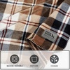 image:imageEddie Bauer  Plush Twin Blanket Striped amp Soft Blanket for Bed or CouchTrailhead Plaid Beige