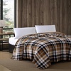 image:imageEddie Bauer  Plush Twin Blanket Striped amp Soft Blanket for Bed or CouchTrailhead Plaid Beige