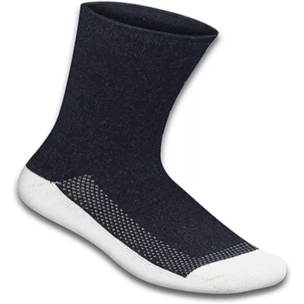 Orthofeet Extra Roomy Non-Binding Non-Constrictive Circulation Seam Free Socks, 3 Pack