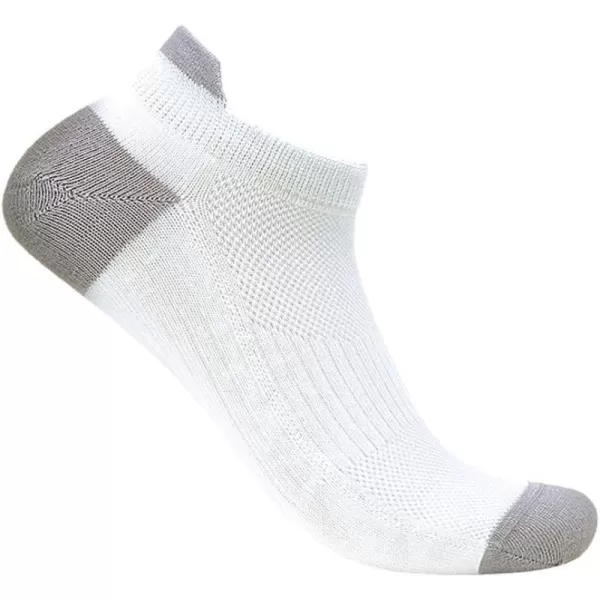 Orthofeet Low Cut Non-Binding Non-Constrictive Circulation Seam Free White Socks, 3 Pack