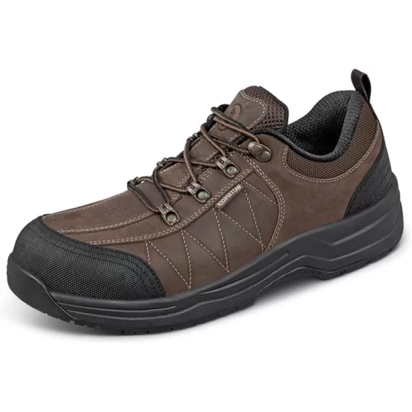 Orthofeet Men's Orthopedic Leather Dolomite Work Shoes