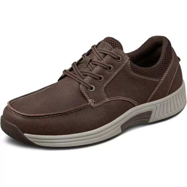 Orthofeet Men's Orthopedic Leather Leo Casual Shoes