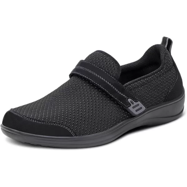 Orthofeet Women's Orthopedic Stretch Knit Quincy Slip-On Shoes