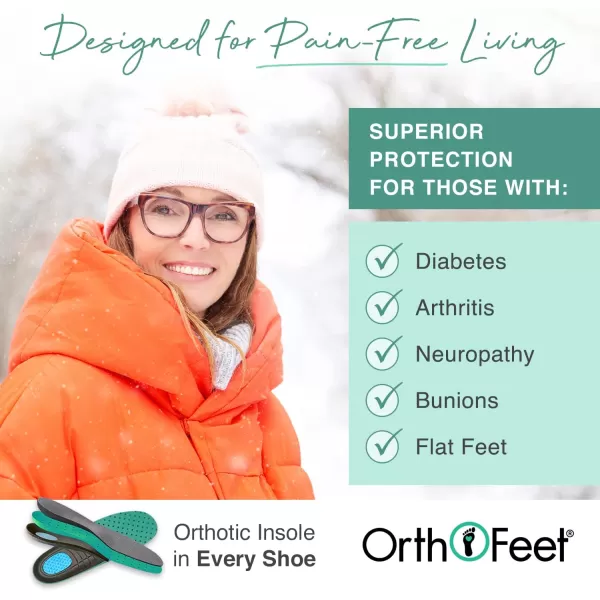 Orthofeet Women's Orthopedic Alps Waterproof Winter Boots