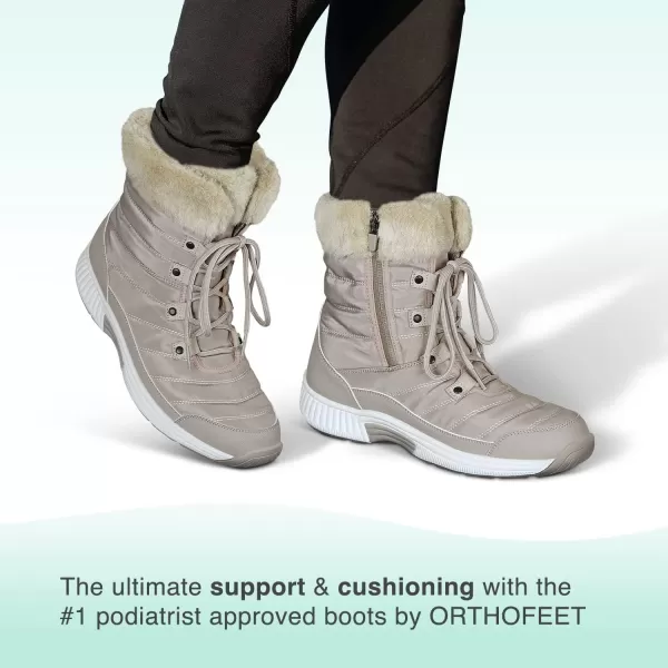 Orthofeet Women's Orthopedic Alps Waterproof Winter Boots