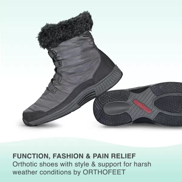 Orthofeet Women's Orthopedic Alps Waterproof Winter Boots