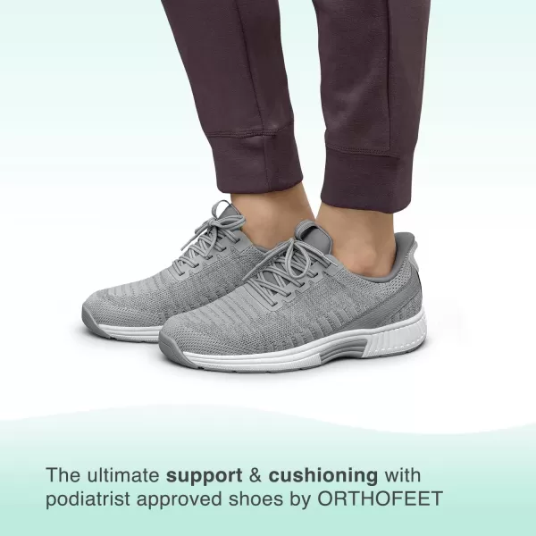 Orthofeet Women's Orthopedic Knit Kita Hands-Free Sneakers