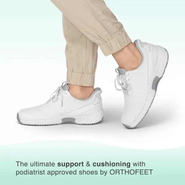 Orthofeet Women's Orthopedic Knit Kita Hands-Free Sneakers