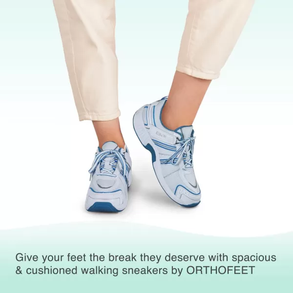 Orthofeet Women's Orthopedic Tahoe Tie-Less Sneakers