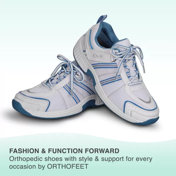 Orthofeet Women's Orthopedic Tahoe Tie-Less Sneakers