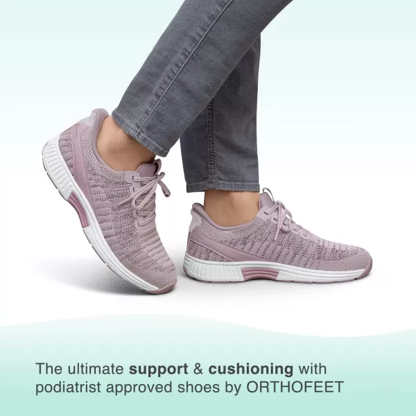 Orthofeet Women's Orthopedic Knit Kita Hands-Free Sneakers