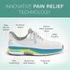imageOrthofeet Mens Orthopedic Knit Yari HandsFree SneakersWhite