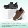 imageOrthofeet Mens Orthopedic Siron HandsFree Casual ShoeBrown