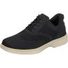 imageOrthofeet Mens Orthopedic Knit Rex HandsFree Casual ShoeBlack