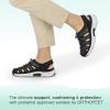 imageOrthofeet Womens Orthopedic Knit Laguna SandalsBlack