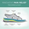 imageOrthofeet Womens Orthopedic Stretchable Maui SandalsGrey