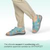 imageOrthofeet Womens Orthopedic Stretchable Maui SandalsTurquoise