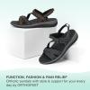 imageOrthofeet Womens Orthopedic WaterFriendly Lake SandalsBlack