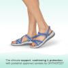 imageOrthofeet Womens Orthopedic WaterFriendly Lake SandalsBlue