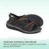 imageOrthofeet Womens Orthopedic WaterFriendly Lake SandalsLeopard