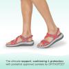 imageOrthofeet Womens Orthopedic WaterFriendly Lake SandalsRed