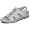 imageOrthofeet Womens Orthopedic Stretchable Maui SandalsGrey