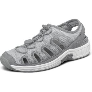 imageOrthofeet Womens Orthopedic Knit Laguna SandalsGrey