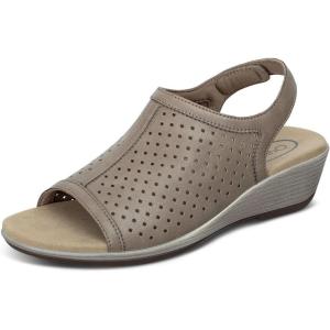 imageOrthofeet Womens Orthopedic Leather Hazel SandalsTaupe