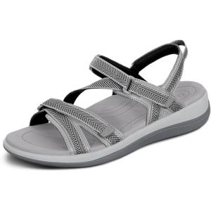 imageOrthofeet Womens Orthopedic WaterFriendly Lake SandalsGrey