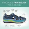 imageOrthofeet Arch Support Sandals for Women Ideal for Heel and Foot Pain Relief Therapeutic Design with Arch Support Arch Booster Cushioning Ergonomic Sole ampamp Extended Widths  Naples