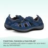imageOrthofeet Arch Support Sandals for Women Ideal for Heel and Foot Pain Relief Therapeutic Design with Arch Support Arch Booster Cushioning Ergonomic Sole ampamp Extended Widths  Naples