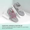 imageOrthofeet Womens Orthopedic Knit Lyra SandalsGrey