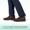imageOrthofeet Mens Orthopedic Claude HandsFree Casual Shoes for Foot Pain ReliefBrown