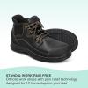 imageOrthofeet Mens Orthopedic HandsFree Slip On Work Boots GraphiteBlack