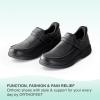 imageOrthofeet Mens Orthopedic Xavier HandsFree Slip On Casual ShoesBlack