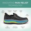 imageOrthofeet Mens Orthopedic Xavier HandsFree Slip On Casual ShoesBlack