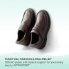 imageOrthofeet Mens Orthopedic Xavier HandsFree Slip On Casual ShoesBrown