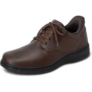 imageOrthofeet Mens Orthopedic Claude HandsFree Casual Shoes for Foot Pain ReliefBrown